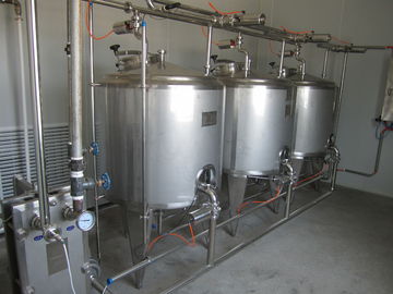 保証3000L Cipきれいな設置されている配管洗浄ジュースの飲料タンク