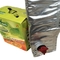 ボックス 1 - 30L の充填量の無菌袋のジュース ミルク バッグは無菌性と貯蔵寿命を維持します