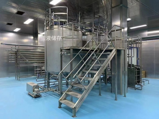 パーソナライズされた完全な卵液処理卵液機械 PLC全卵液/卵白液/卵黄液設備