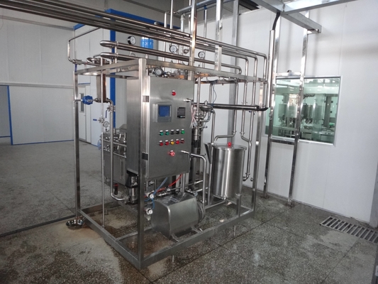 パーソナライズされた500-20000L/H パスタライザーマシン PLC 500-20000L/H ステリライザー リンゴ/オレンジ/ココナッツ加工ライン SUS304/316
