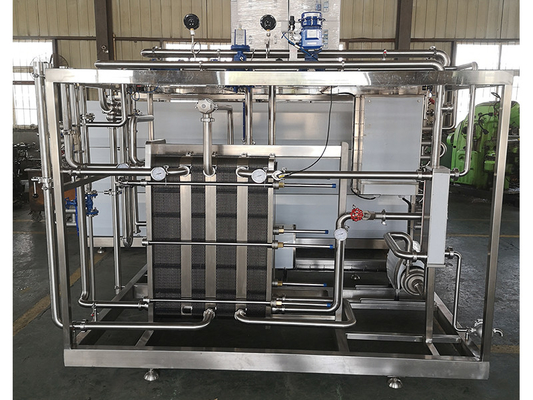 卓越したサービス 500-20000L/H プレートステリライザー乳/ヨーグルト/チーズ加工工場のための消毒機