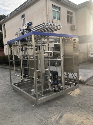 カスタマイズ可能な容量 500〜20000l/h ココナッツ加工ラインのためのパステライザー ココナッツ水/ココナッツミルク
