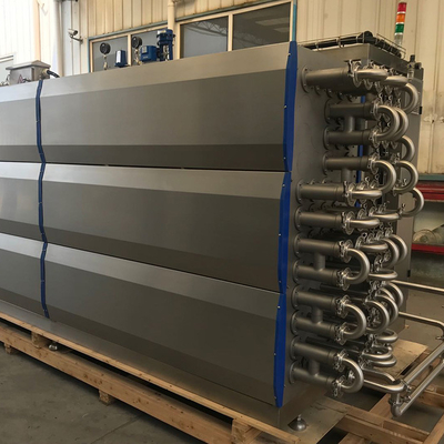 効率的で操作が簡単 フルーツジュース/ビール加工ラインのためのUHTステリライザー 500-20000L/Hチューブルステリライゼーション機器 SUS304/316