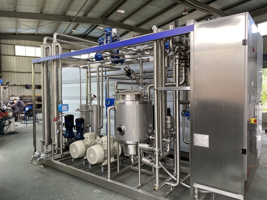オーダーメイド 500-20000L/H UHT 果物・野菜加工ラインのステリライザー
