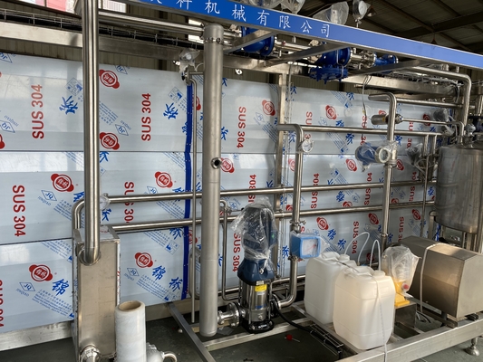 費用削減 Uht ミルクステリライザー 乳製品加工工場のための高温ステリライゼーションマシン