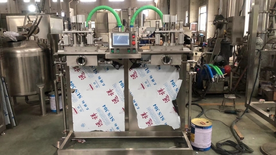 SUS304/316 2L/10L/20L バッグ イン ボックス ミルク/オイル/ココナッツ水用の自動アセプティック BIB フィルラー