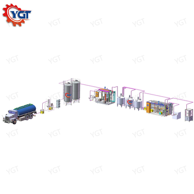 費用対効果 完全なUHTミルク加工工場 完全/半脱脂/脱脂 UHTミルク パーソナライズされた設備