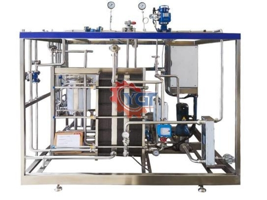 高効率と生産性 UHTミルク加工ライン UHTミルク 500-20000l/HをPLC SUS304/316でカスタマイズ