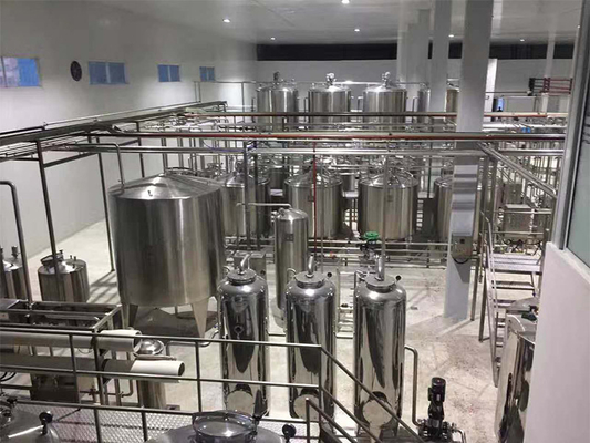 エネルギー効率の良いUHTミルク生産機 UHTミルク生産ライン 500~20000l/Hの乳製品産業のためのソリューション