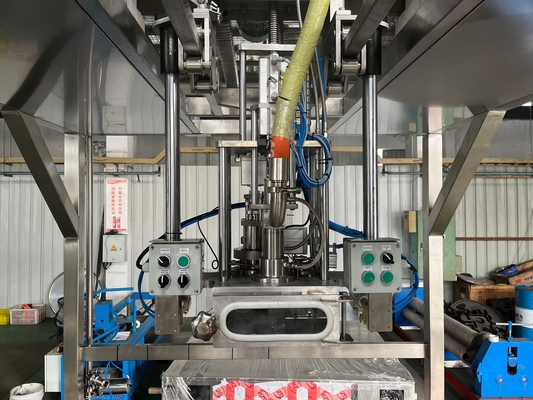 2つの頭 20-1000L BID バッグ イン ドラム 汁/ジャム/パルプ トン ボックス 充填 機械 PLC SUS304/316